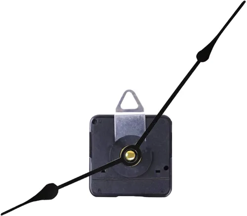 Miniatura 4 de HILLHOME Mecanismo de Movimiento de Reloj de Pared de Cuarzo DIY de Eje en I de Alto Torque con Manecillas Tipo Pala de 9.1 Pulgadas de Largo