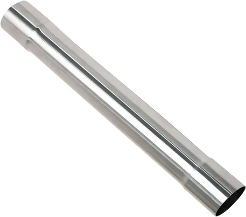 1.75 Pulgadas Tubo de Escape T304 de Acero Inoxidable (Tubo SS), Tubo Recto de 1 3/4"ID de Longitud 17.3" con Terminación Ensanchada y Pulida, Tubo