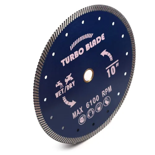 Miniatura 2 de Hoja de corte turbo de diamante de 10 "Hoja de granito para granito y mármol..
