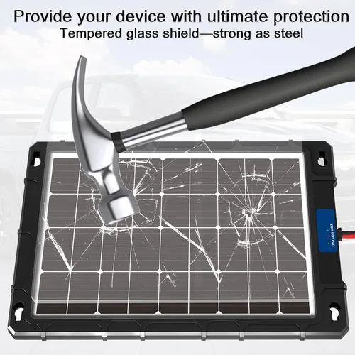 Miniatura 2 de Kit de panel solar de 20 W y 12 V con controlador mejorado para aplicaciones de automóviles, caravanas, motocicletas y marinas