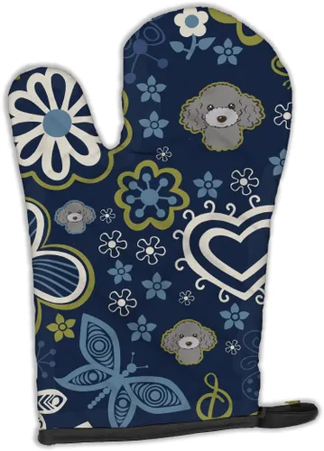 Miniatura 189 de Caroline's Treasures BB4020OVMT Dog House Collection Border Collie - Guante de horno grueso resistente al calor para sartenes calientes y horno