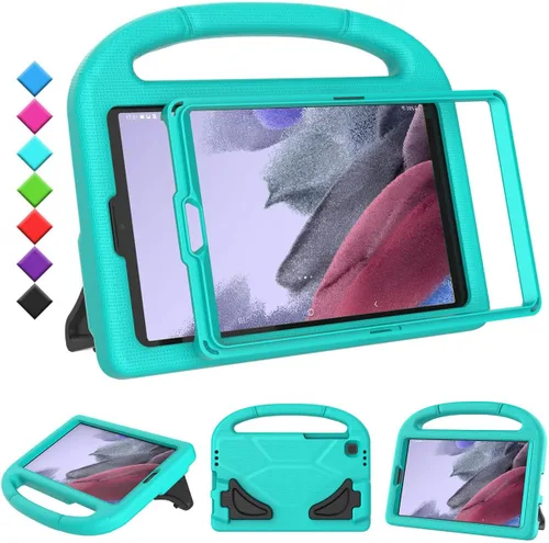 Miniatura 10 de Funda para niños para tablet Samsung Galaxy Tab A7 Lite de 8.7", protector de pantalla integrado, funda protectora con mango y soporte a prueba