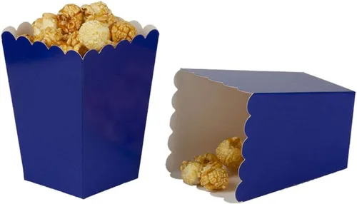 Miniatura 10 de We Moment Cajas de palomitas de maíz doradas para suministros de fiesta, paquete de 36 Marrón