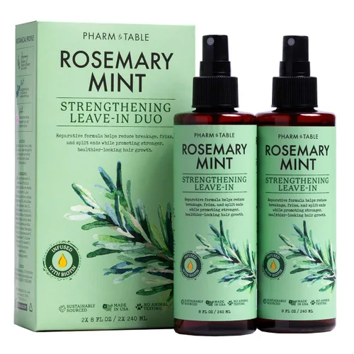 Miniatura 10 de Spray acondicionador de uso continuo - Tratamiento para el cuero cabelludo de romero y menta - Tratamiento anticaspa y para cuero cabelludo seco