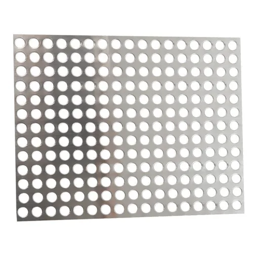 Hojas de metal perforadas - Hoja de acero inoxidable perforada - Lámina de metal con agujeros - 20GA 0.4 Pulgadas de agujero 19.3 Pulgadas X 19.3