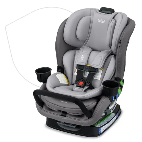 Miniatura 14 de Britax Poplar S Asiento convertible para automóvil, asiento de automóvil 2 en 1 con diseño delgado de 17 pulgadas, tecnología ClickTight, ónix rubí