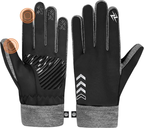 SUN CUBE Guantes de invierno para hombres y mujeres, guantes térmicos para pantalla táctil, calentadores de manos, antiagarre, antideslizantes,