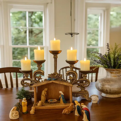 Miniatura 3 de Lezonic - Velas votivas sin llama operadas por batería con control remoto y temporizador, paquete de 6 (D:2" X H:2") velas LED de cera fluctuante