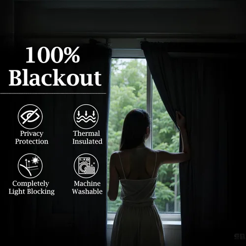 Miniatura 4 de Cortinas cortas de lino texturizado con diseño de búfalo blanco y negro a cuadros, 100% opacas con forro, paneles de estilo granja