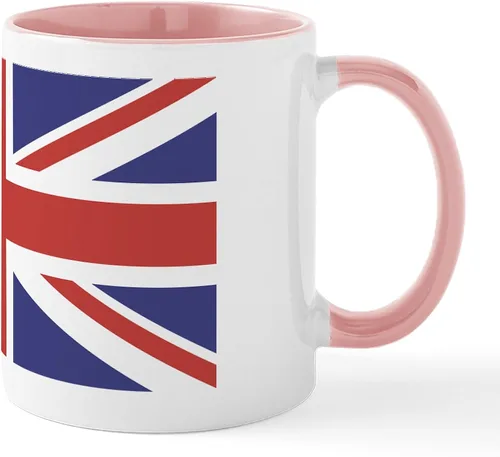 Miniatura 37 de CafePress Born American, British By Hea Taza de café de cerámica de 11 oz (11.0 fl oz)