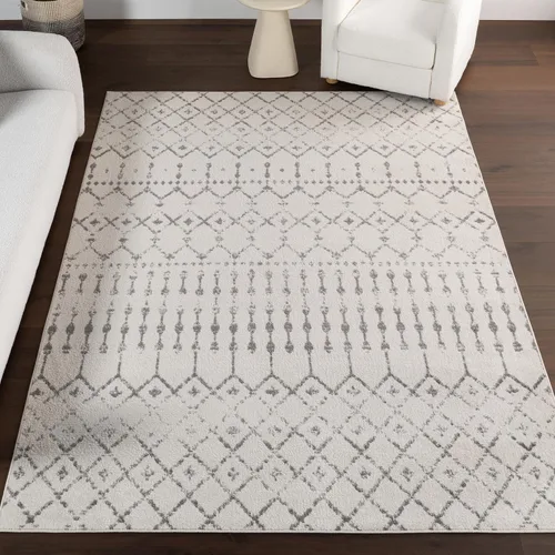 Miniatura 13 de nuLOOM Alfombra decorativa Blythe marroquí, 2 'x 3', gris oscuro