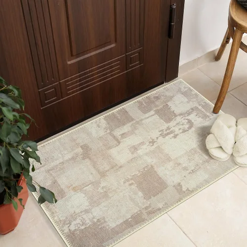 Miniatura 3 de GLN Rugs Bohemian - Troy - Alfombra de felpilla lavable a máquina, bohemio, lavable, antideslizante, alfombra de área de felpilla de pelo bajo