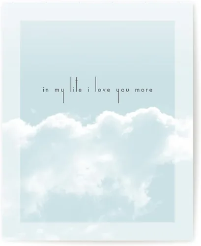 Beatles | In My Life - Impresión artística de la letra de la canción, regalo romántico para boda o aniversario, marido, esposa, pareja,