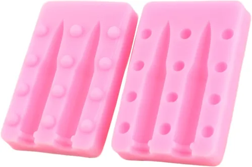 Miniatura 9 de ZiXiang Pistola de silicona con forma de bala para fondant, moldes para decoración de pasteles de azúcar, decoración de cupcakes, pasta de goma