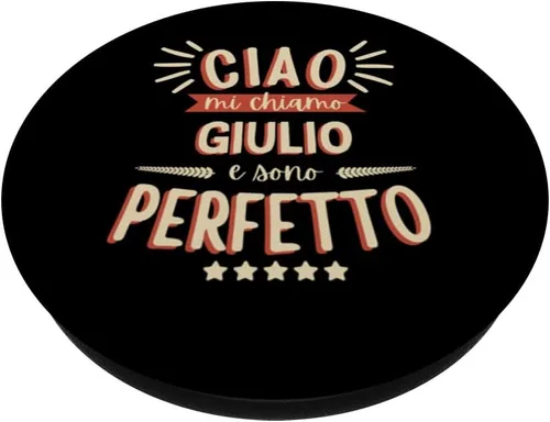 Miniatura 2 de Giulio Idea Regalo Personalizzata Nome Divertente PopSockets MagSafe PopGrip para iPhone