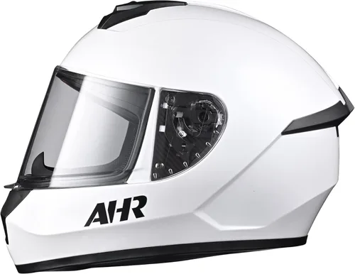 AHR Full Face Motorcycle Lightweight Street Bike Helmet Touring Racing Run-F3 DOT Approved