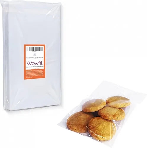 Miniatura 9 de Bolsas Wowfit 200 de plástico transparente, de celofán, sellables, buenas para galletas, envolturas decorativas, recuerdos de fiesta, dulces y más
