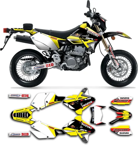 Miniatura 44 de Kit de calcomanías personalizadas para Suzuki DRZ400 E / DRZ400 Enduro / DRZ400E / DR-Z400E / DRZ400 EN 1999-2024, SZDRSE9919003-KO