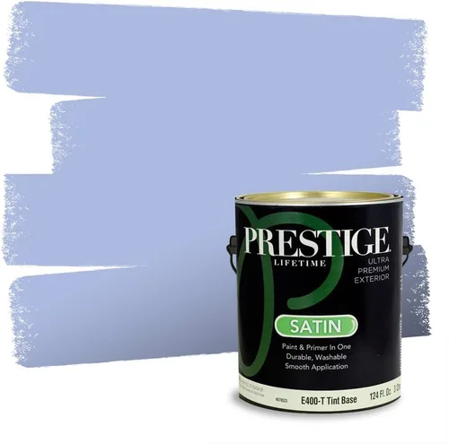 Miniatura 536 de Pintura Exterior + imprimación PRESTIGE, todo-en-uno, 1 galón, acabado mate, color comparable al Valspar* Royal Gray* VS151-Gris real
