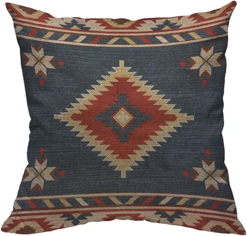 Miniatura 26 de TKS MITLAN Fundas de almohada abstractas con ondas 18 x 18 pulgadas, fundas de almohada decorativas con gradiente azul de agua de mar, ondas