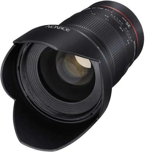 Miniatura 7 de Rokinon 35mm F1.4 AS UMC Lente de gran angular cine para Sony E-Mount (NEX) (RK35M-E)