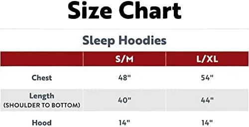 Miniatura 6 de Lazy One Sudadera con capucha de gran tamaño, ropa de dormir