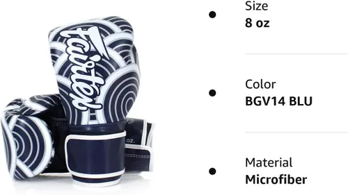 Miniatura 5 de Fairtex Guantes de boxeo Muay Thai para hombres, mujeres, niños Guantes de MMA, kickboxing, gimnasio, entrenamiento Guantes de boxeo de calidad