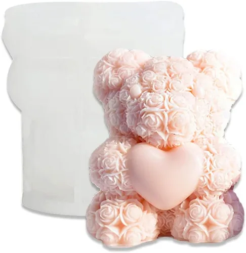 Miniatura 3 de Cestony Moldes de silicona para velas de helado 3D para hacer velas, pilar de resina, aromaterapia, cera, jabón, flor, espécimen, arcilla artesanal