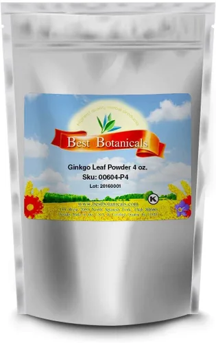 Miniatura 4 de Best Botanicals Polvo de hoja de ginkgo 4 oz.