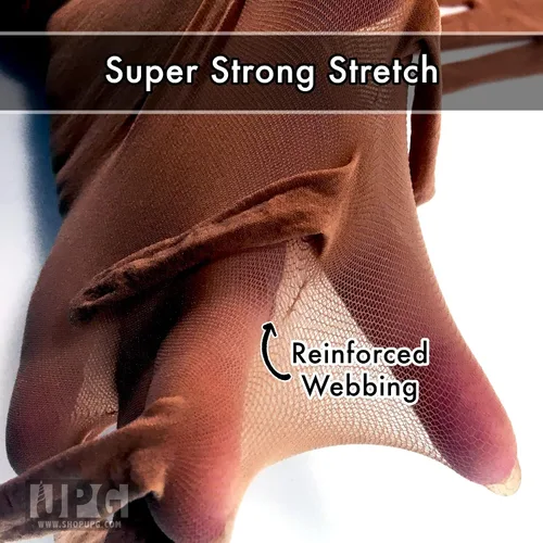 Miniatura 6 de Nude Illusion Second Skin - Guantes transparentes sin costuras con costura superior elástica en beige, bronceado sobre el codo unisex