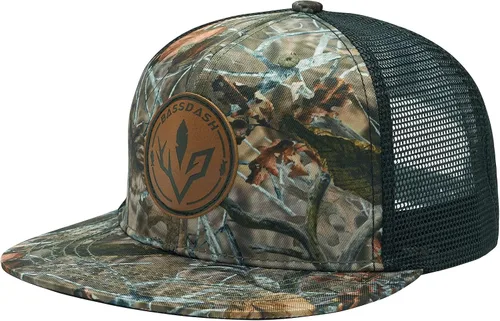 Miniatura 24 de BASSDASH Gorra de Camionero de Ala Plana Ajustable con Snapback y Malla para Hombres y Mujeres