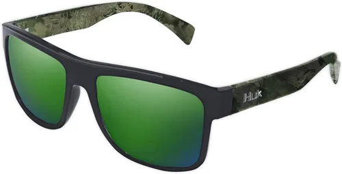 HUK Gafas de sol, lentes polarizadas con marcos de rendimiento, gafas de sol para pesca, deportes y exteriores Espejo verde (clinch) / Subphantis de