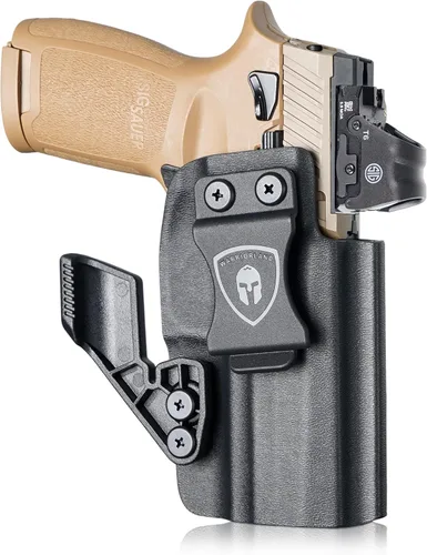 Miniatura 10 de Funda WARRIOLAND IWB de Kydex con corte óptico y garra, ajuste selecto para Glock 17/19/ 19X/ 43X/ 26/MOS, P365/P365X/ P365XL/ P320, Hellcat