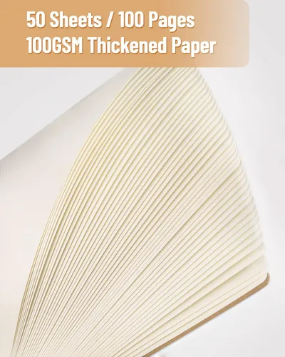 Miniatura 5 de Dynta Cuadernos en Espiral A5 Diario en Blanco Paquete de 10, Bloc de Bocetos de Tapa Blanda Sin Líneas para Dibujar, Escribir, Tomar Notas Libretas