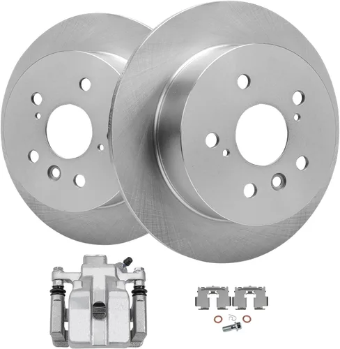 Miniatura 57 de Detroit Axle - Kit de freno delantero para Honda Odyssey 1999-2004 2001-2002 MDX Rotores de freno de disco Pinza de freno de disco con soporte