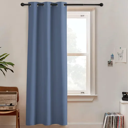 Miniatura 47 de RYB HOME - Cortinas extra largas con bloqueo de luz, persianas opacas insonorizadas para privacidad para cine en casa, oficina, fondo de patio, sala