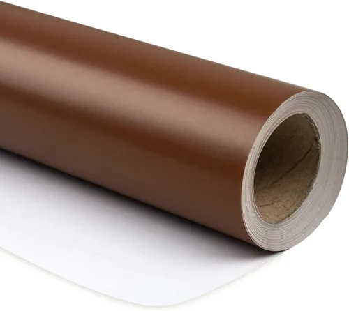 Miniatura 35 de RUSPEPA Papel de regalo negro de color sólido, mini rollo, para bodas, cumpleaños, fiestas, felicitaciones y vacaciones, 17 pulgadas x 32.8 pies