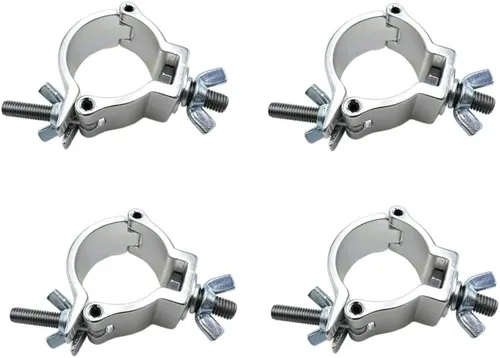 Miniatura 3 de 4 piezas de abrazaderas de iluminación para mini estructura de escenario, abrazadera de luz de 4/5 pulgadas funciona en tubo/tubería de estructura