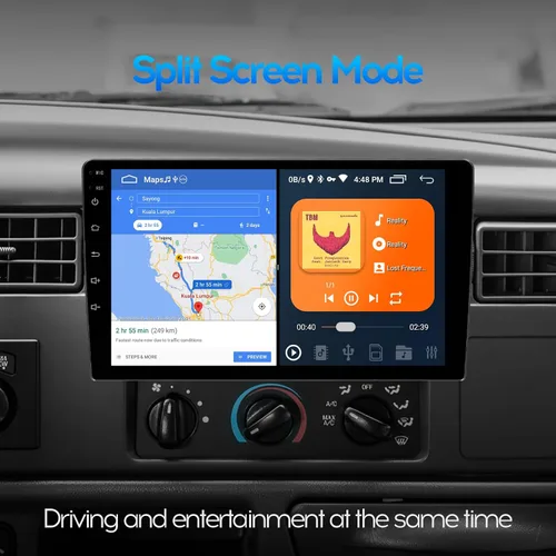 Miniatura 6 de 9" IPS Visualización Completa Táctil 2+32G Radio de Coche Doble Din Receptores de Audio Vídeo Estéreo con CarPlay Inalámbrico Android Auto Cámara