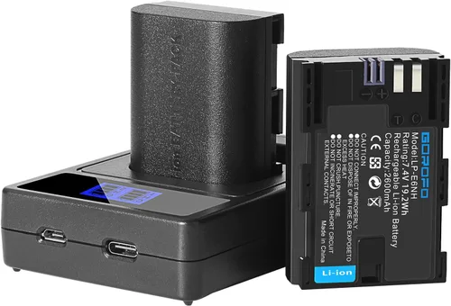 Batería y cargador LP-E6NH / LP-E6, para Canon EOS R R5 R6 R7 5D Mark II III y IV 90D 70D 5Ds 6D 5Ds 80D 7D 60D 5Ds MKii, MKii MKiii MKiv 5D4
