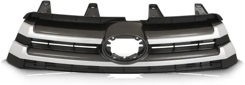 Miniatura 10 de PIT66 Rejilla del parachoques delantero Compatible con Toyota Camry Hybrid 2007 2008 2009 de plástico ABS Rejilla central inferior 53112-06010