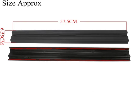 Miniatura 9 de YOCTM 2 protectores del umbral de la puerta del automóvil, protector antiarañazos de puerta, protectores de borde compatibles con Jeep Wrangler TJ