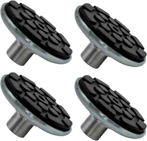 Miniatura 15 de 4pc 1.378 in almohadilla de elevación de coche bandeja de goma pies de elevación más almohadillas de pierna alta diámetro del eje