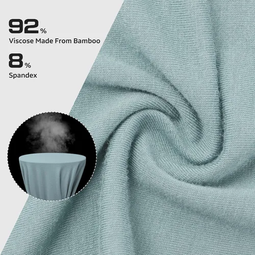Miniatura 3 de BAMBOO COOL Mens Underwear Boxer Briefs with Fly Soft Comfortable Breathable Underwear for Men Multipack
