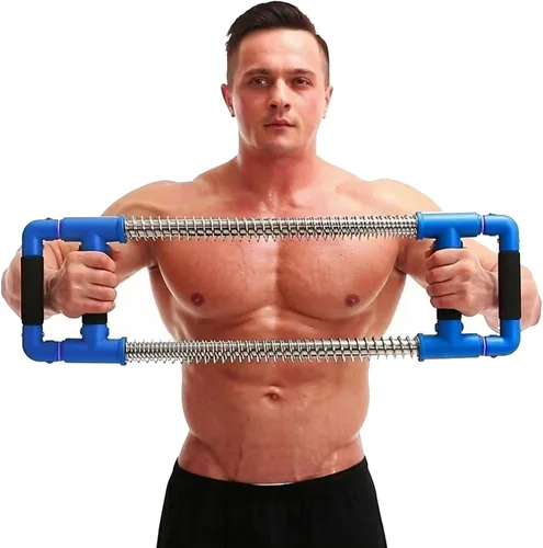 Miniatura 9 de GOFITNESS Entrenador de pecho con barra de empuje hacia abajo, equipo de entrenamiento en casa para pecho, brazo, hombro, abdominales y espalda