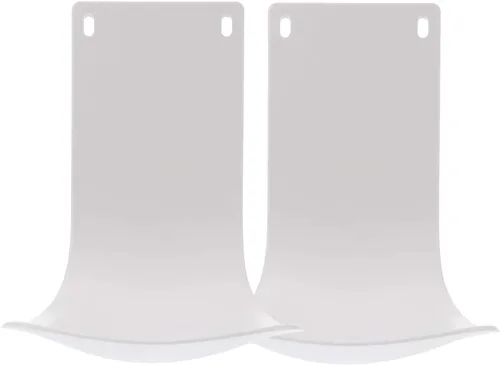 Miniatura 6 de Bandeja de goteo para dispensador montado en la pared, evita goteos y pulverizaciones, soporte para dispensador, portavasos para detergente (blanco)