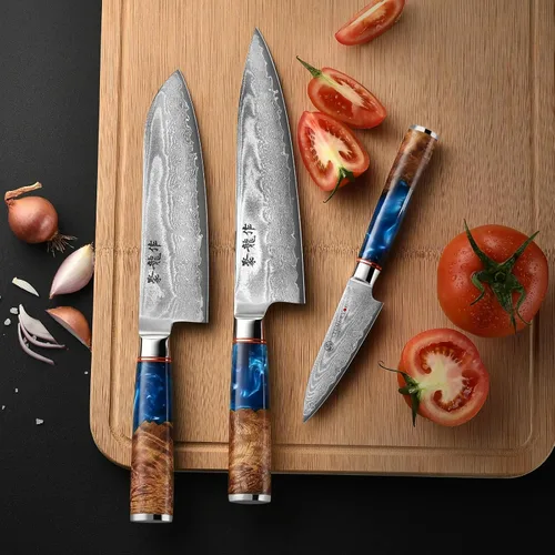 Miniatura 7 de Juego de cuchillos de chef japonés