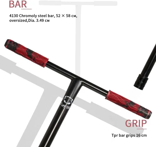 Miniatura 5 de Freestyle Pro Stunt Scooter 4.331 in Pro Scooter Ruedas HIC Sistema de compresión Kick Scooter