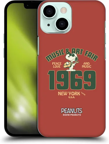 Miniatura 54 de Head Case Designs Funda rígida con licencia oficial de Peanuts Snoopy Woodstock Far Out Woodstock 50th compatible con Apple iPhone 15 Plus