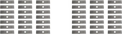 Miniatura 11 de Peach Country Cuchilla de bordeadora de 2 pulgadas de ancho x 8 pulgadas de largo x 0.120 pulgadas de grosor con orificio central de 1 pulgada